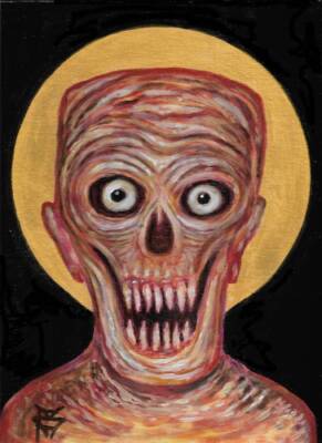 Muerte by Arfaxad, dark Paintings for sale, direct from the artist